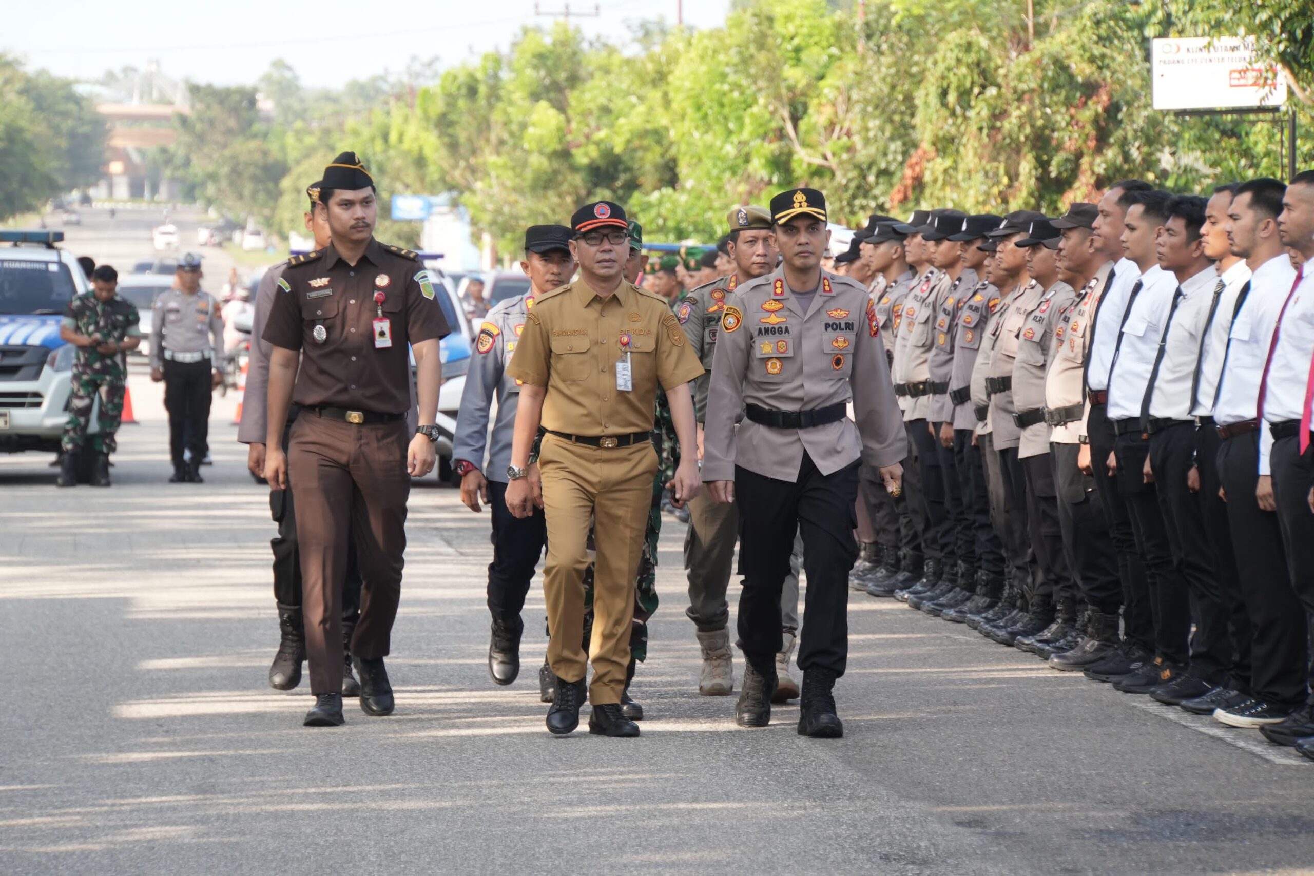 Polres Kuansing Gelar Apel Gladi Kesiapsiagaan Bencana Karhutla Tahun 2025, Tegaskan Komitmen Antisipasi Musim Kemarau