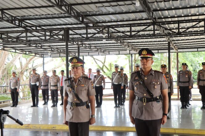 
					Upacara serah Terima Kapolsek Bagan Sinembah