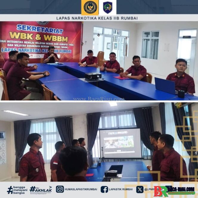 
					Lapas Narkotika Rumbai Ikuti Rapat Virtual Evaluasi dan Analisis Kinerja Pemasyarakatan Semester I Tahun 2025