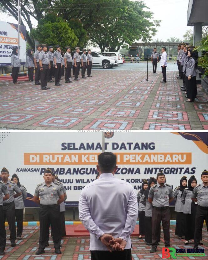 
					Apel Pagi Rutan Pekanbaru: Plh Karutan Tekankan Profesionalisme dan Pelayanan Humanis
