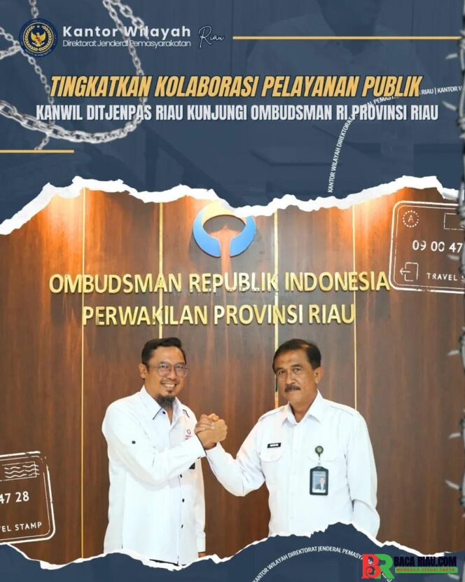 
					Tingkatkan Kolaborasi Pelayanan Publik, Kanwil Ditjenpas Riau Kunjungi Ombudsman RI Provinsi Riau
