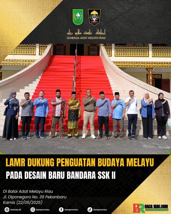 
					kunjungan silaturahmi General Manager Angkasa Pura II Bandara Sultan Syarif Kasim II ,LAMR Dukung Penguatan Desain Baru Bandara