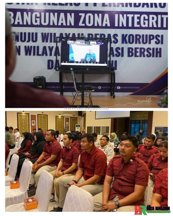 
					Rutan Pekanbaru Ikuti Kegiatan Penguatan HAM Aparatur Serentak, Komitmen Wujudkan ASN Berintegritas