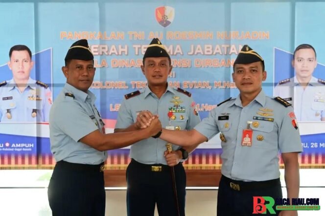 
					Danlanud Pimpin Langsung Acara Serah Terima Jabatan kepala Dinas Potensi Dirgantara 
