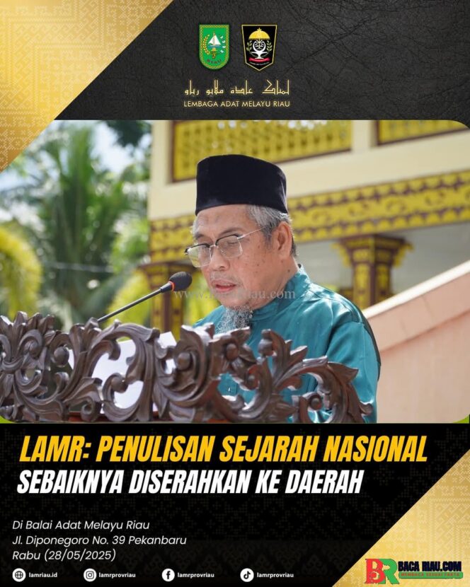 
					Program Kementerian Kebudayaan mengenai penulisan kembali sejarah nasional,LAMR : Penulisan Sejarah nasional Sebaik Diserahkan Ke Daerah 