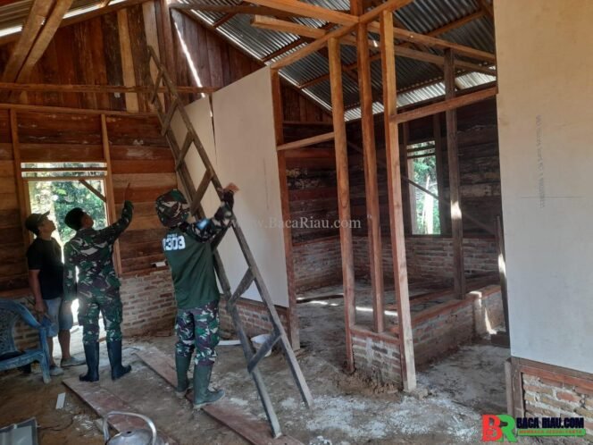 
					Sasaran Rehab RTLH TMMD 124 Kodim 0303/Bengkalis Capai Progres 60 Persen