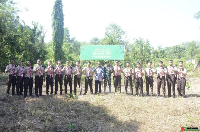 
					Satgas TMMD Tajak Penanaman Pohon di Kecamatan Mandau