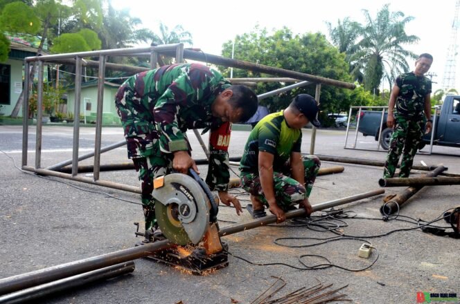 
					Satgas TMMD Rakit Tower Baja Dukung Percepatan Sasaran Manunggal Air Bersih