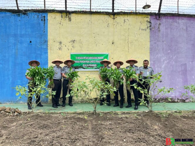 
					Lagi lagi Lapas Pekanbaru Panen Sayur Untuk Dukung Program Ketahanan Pangan