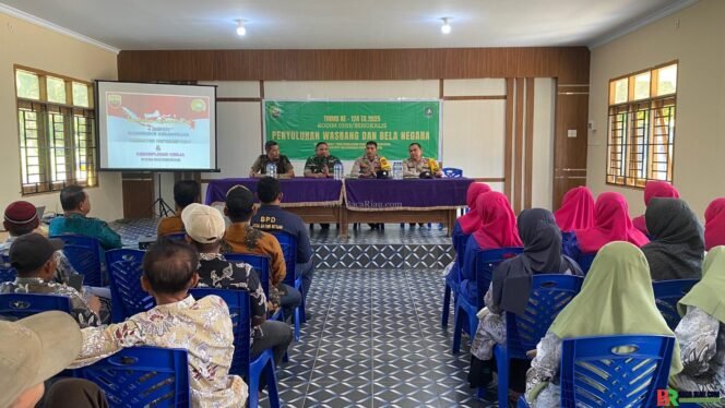 
					Tumbuhkan Semangat Persatuan, Satgas TMMD Gelar Penyuluhan Wawasan Kebangsaan di Mandau