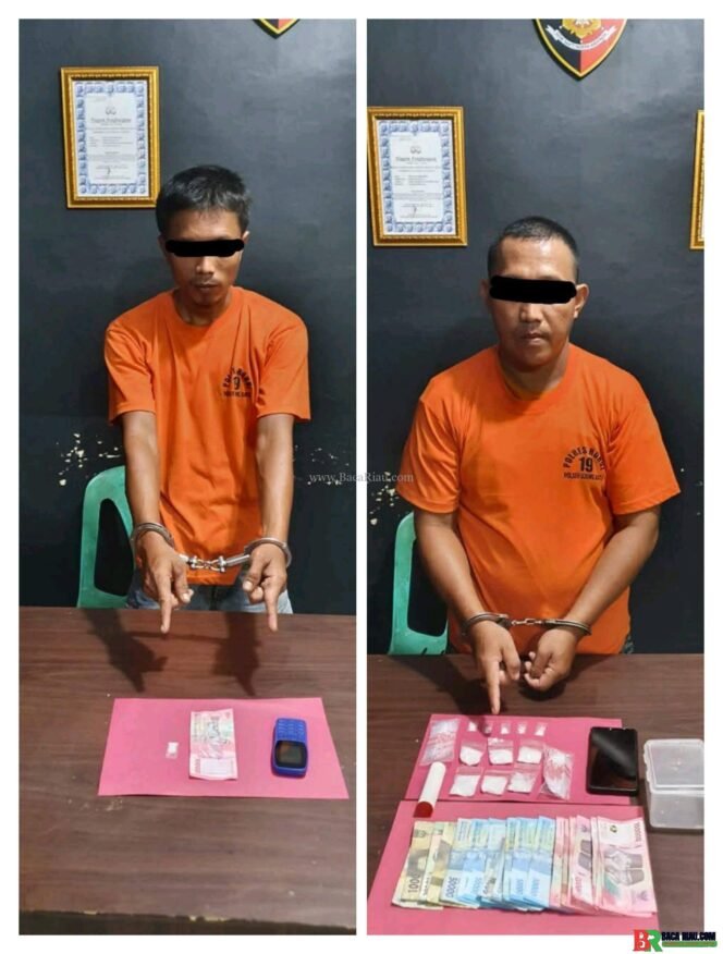
					Miliki Sabu 31,25 Gram, Dua Orang Pria ini Diamankan Polsek Ujungbatu