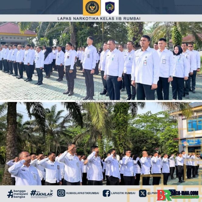 
					Lapas Narkotika Rumbai Ikuti Upacara Peringatan Hari Lahir Pancasila Tahun 2025