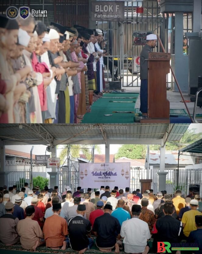 
					Penuh Khidmat, Pelaksaaan Sholat Idul Adha Pada Rutan Dumai