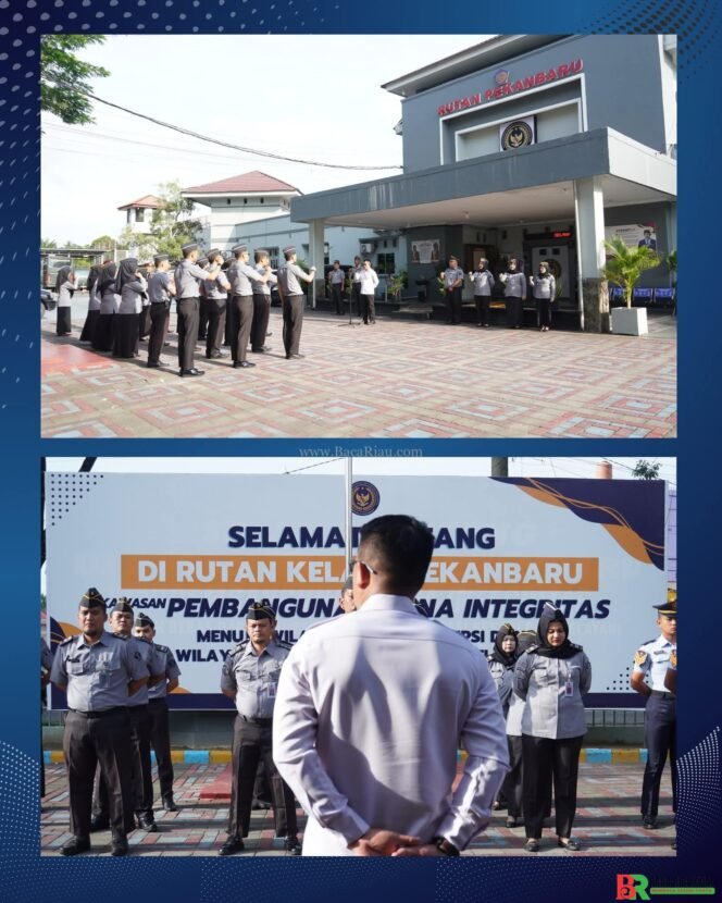 
					Apel Senin Pagi, Rutan Pekanbaru Teguhkan Komitmen terhadap Pelayanan dan Integritas