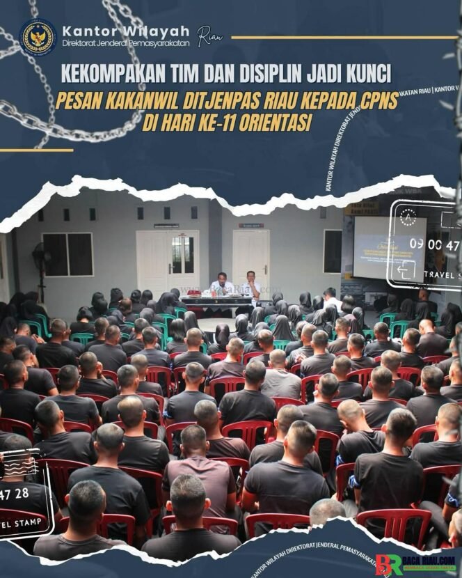 
					Kekompakan Tim dan Disiplin Jadi Kunci: Pesan Kakanwil Ditjenpas Riau kepada CPNS di Hari Ke-11 Orientasi