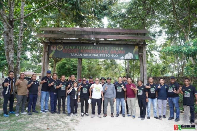 
					Kapolda Riau Kunjungi TNTN, Serukan Perlindungan Gajah dan Lingkungan dalam rangka hut Bhyangkara ke 79