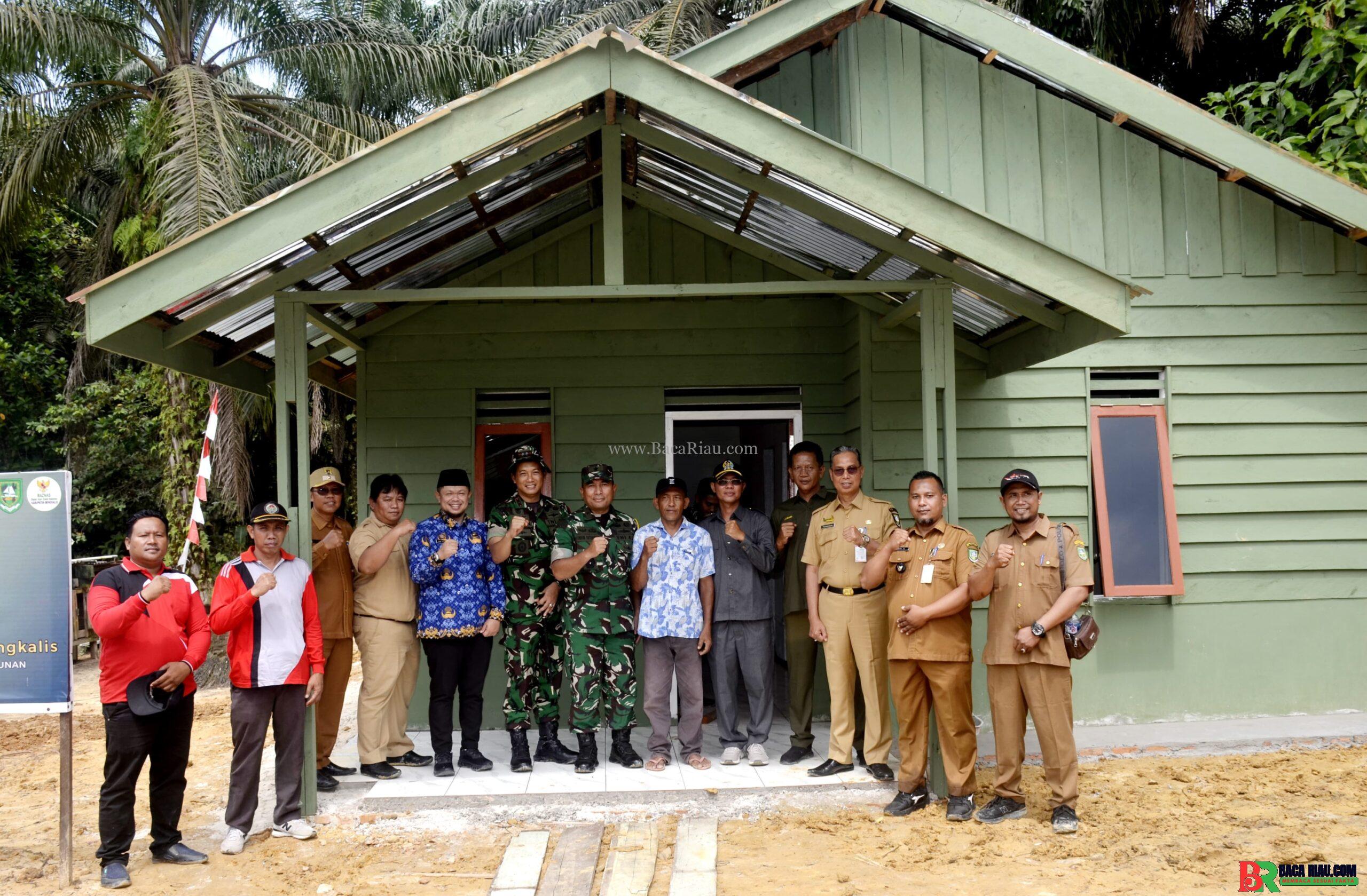 Camat Mandau Apresiasi Pelaksanaan TMMD ke-124 di Desa Bathin Betuah dan Harapan Baru