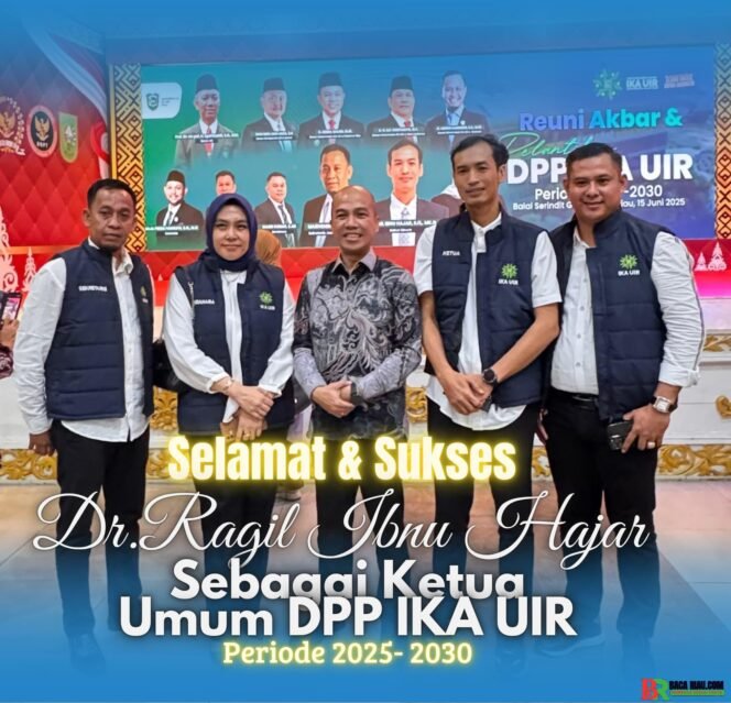 
					Cep Permana Galih: Selamat dan Sukses atas pelantikan Dr. Ragil Ibnu Hajar sebagai Ketua DPP IKA UIR