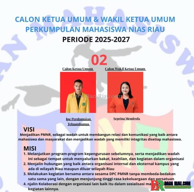 
					Berbekal Pengalaman Panjang,  Ipe Perdamaian dan Seprina Resmi Maju di Pilketum PMNR Periode 2025-2027