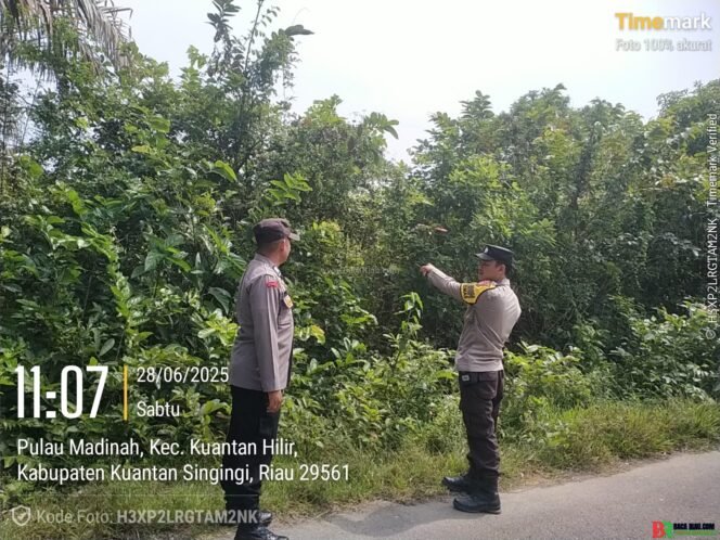 
					Polsek Kuantan Hilir Laksanakan Mapping Rawan Karhutlah di Kelurahan Pasar Usang