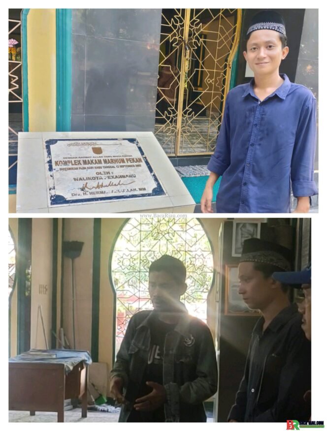 
					Ziarah Sakral di Tanah Bertuah : Ketua Umum SAPMA PMR & Ketua Tanjak Bertuah Menyulam Doa di Makam  Marhum Pekan