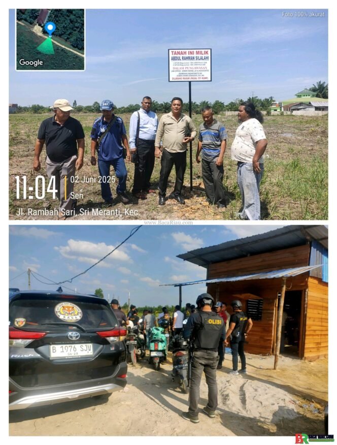 
					Team Raga Polresta Pekanbaru berhasil mengaman kan Terduga Preman Bayaran yang menguasai Lahan milik Abdul Rahman Silalahi dan masyarakat Tempatan