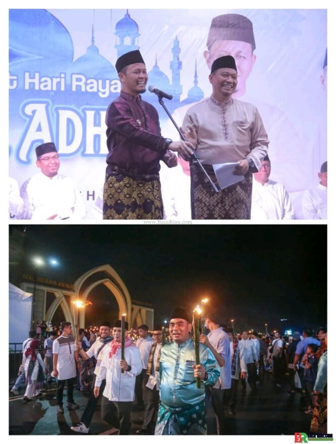 
					Gema Idul Adha 1446 H,Walikota Agung Nugroho Lepas Pawai Takbiran