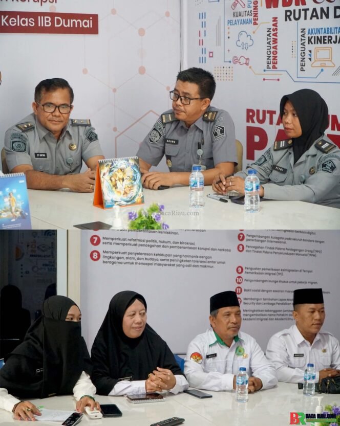 
					Tingkatkan Pembinaan Kepribadian, Rutan Dumai Terima Kunjungan Kemenag Dumai 