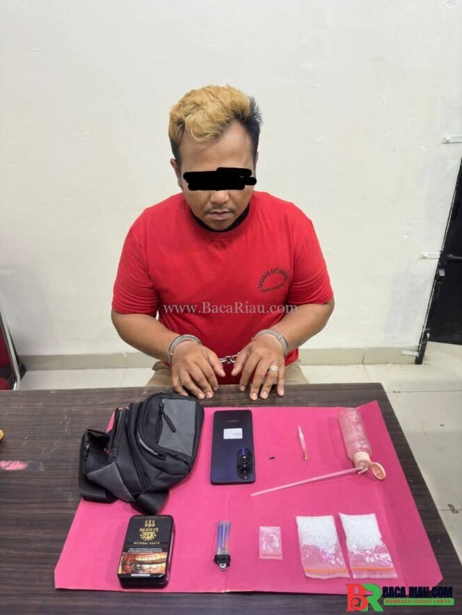
					Polres Rokan Hulu Ungkap Kasus Narkoba, 27,28 Gram Sabu Disita
