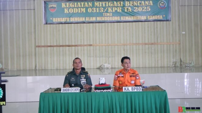 
					Kodim 0313/KPR Gelar Kegiatan Mitigasi Bencana TA 2025