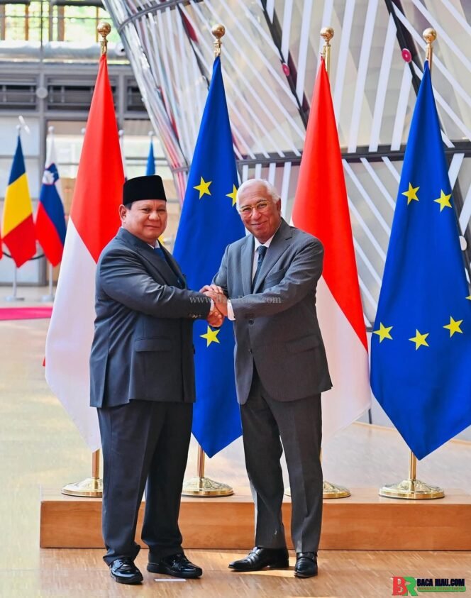 
					Presiden Prabowo Lakukan Pertemuan Dengan Presiden Dewan Eropa Antonio Costa