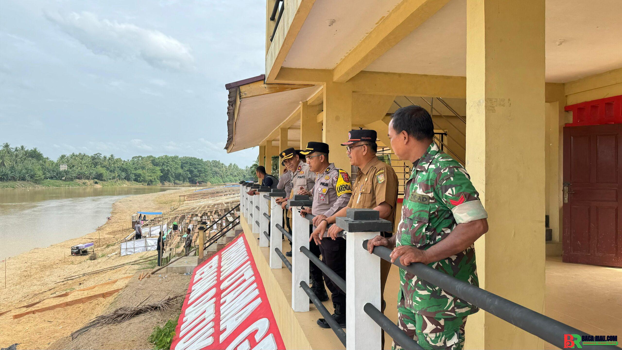Polres Kuansing Siapkan Pengamanan Pacu Jalur Rayon IV di Tepian Dt. Bandaro Lelo Budi, Desa Pulau Godang Kari Kecamatan Kuantan Tengah