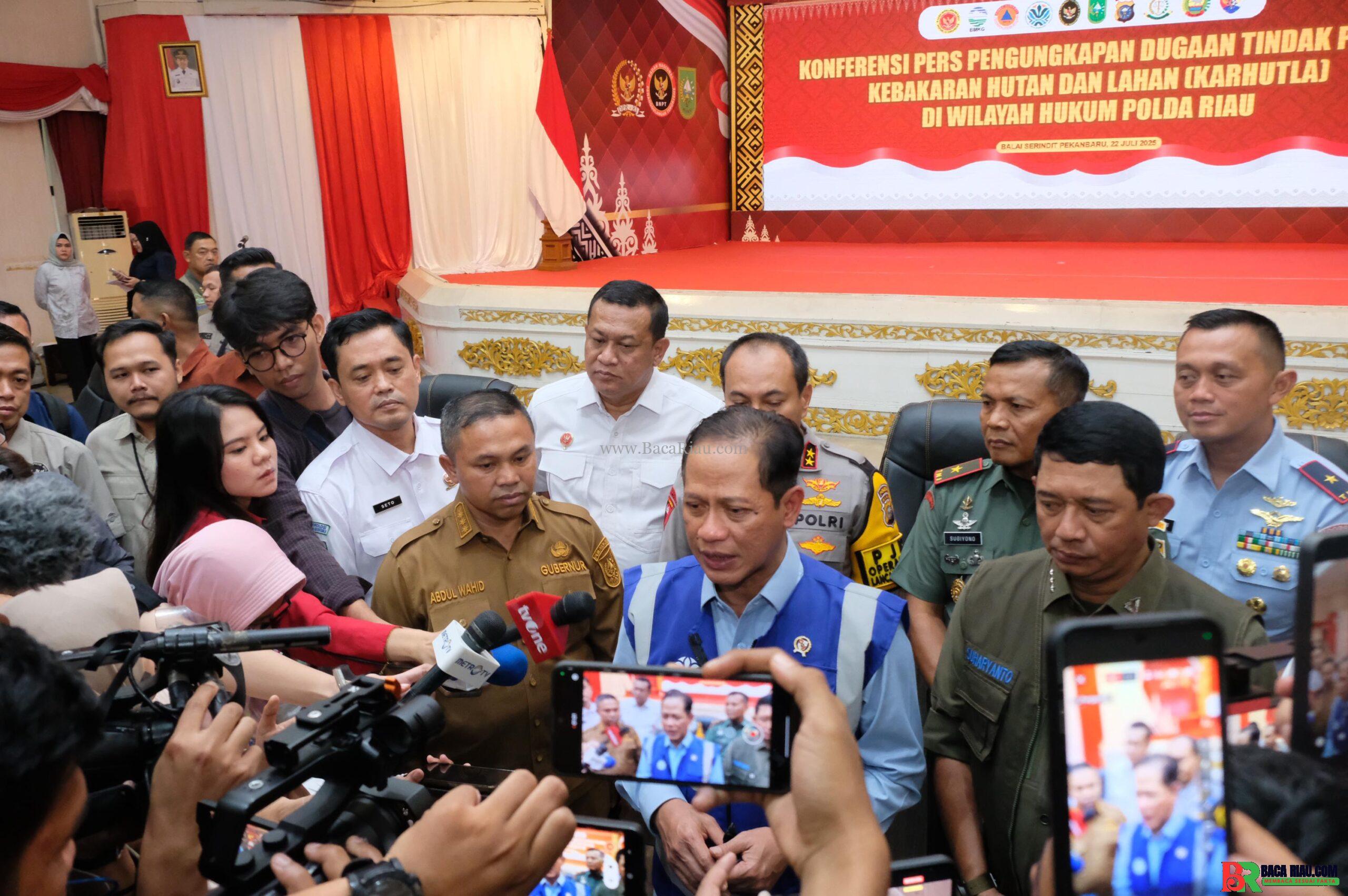 Menteri LH Apresiasi Pemprov-Polda Riau Atasi Karhutla