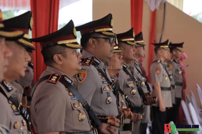 
					Kapolres Kampar Saksikan Pembukaan Pendidikan 111 Calon Bintara Polri di SPN Riau