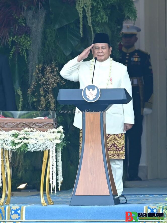 
					Perdana, Presiden Prabowo Subianto Pimpin Upacara Detik-Detik Proklamasi HUT Ke-80 Kemerdekaan RI