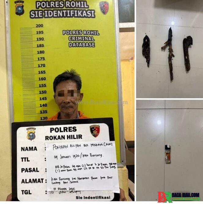 
					Polres Rokan Hilir Ungkap Kasus Kebakaran Lahan di Bangko Pusako, Satu Tersangka Diamankan