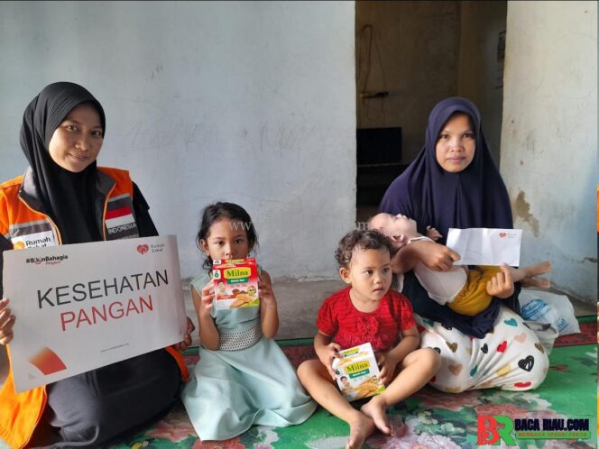 
					Rumah Zakat Salurkan Bantuan untuk Fatimah dan Mikhaila, Anak Penderita Stunting di Pekanbaru