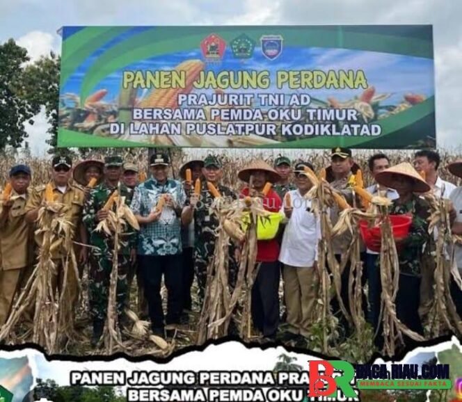 
					Sukseskan Panen Raya, Danpuslatpur Kodiklatad Brigjen Dany Rakca Bikin Petani Kagum