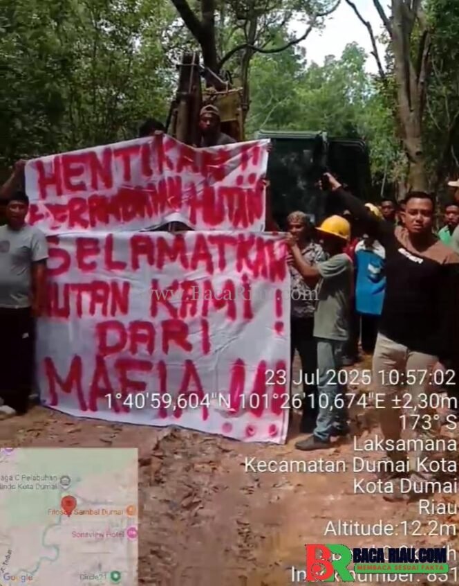 
					Atas nama Masyarakat Hukum Adat Dumai  Ismunandar Surati DPRD Kota Dumai  Untuk Membahas dan Menindak Pelaku Dugaan Perambahan Hutan Bakau dan Reklamasi di Bibir Pantai