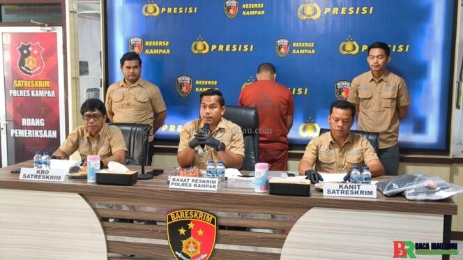 
					Ungkap Tiga Kasus Berbeda, Tiga Pelaku Ditangkap Satreskrim Polres Kampar 