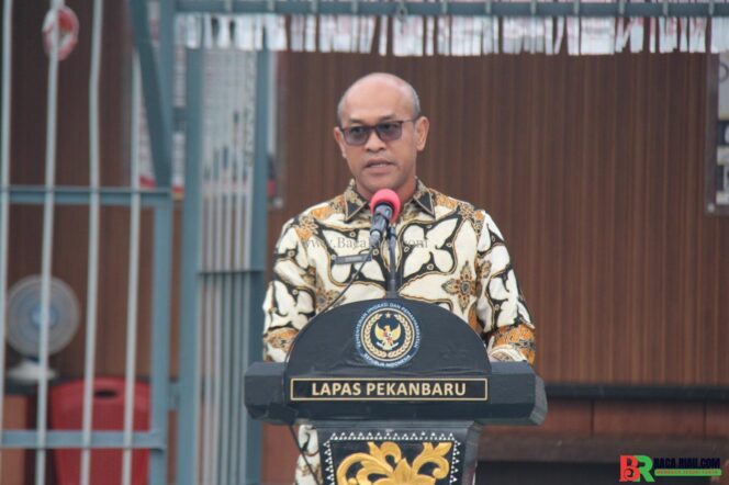 
					Upacara Peringatan HUT ke-80 Kemerdekaan RI di Lapas Pekanbaru Berlangsung Khidmat dan Penuh Semangat Kebangsaan