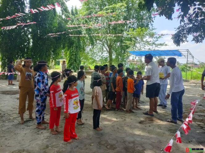 
					Semangat HUT RI ke 80, Remaja Rumpo RW 01 kelurahan cinta,Adakan Lomba untuk para anak-anak 