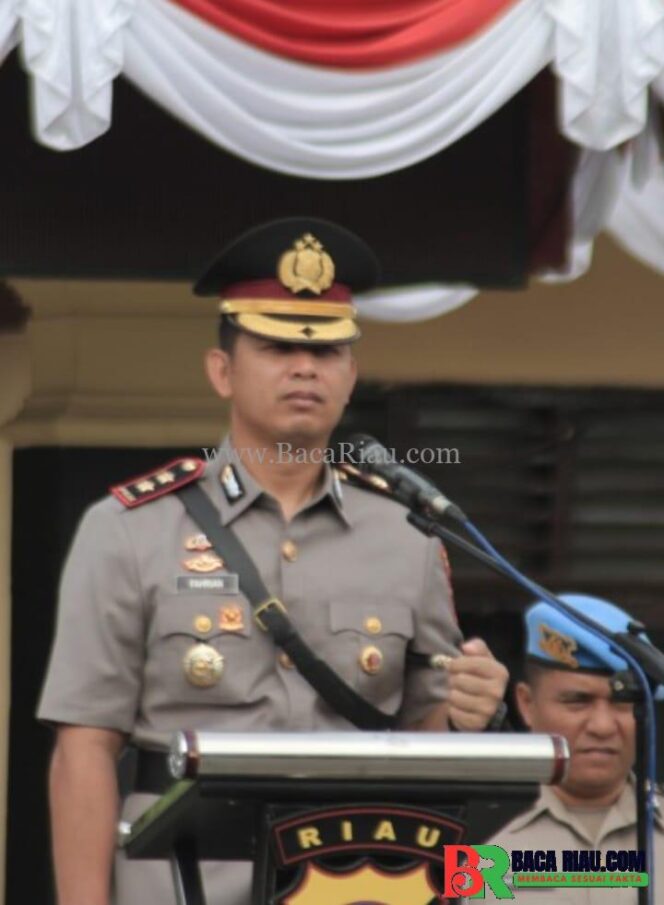 
					Kapolres Inhu Pimpin Langsung Upacara Hari Juang Polri Th 2025