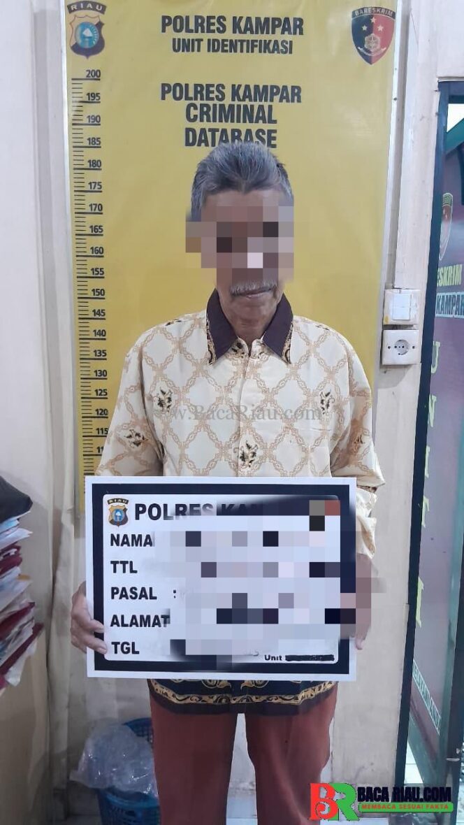 
					Cabuli Cucu Tirinya, Pria 66 Tahun Ditangkap Polres Kampar