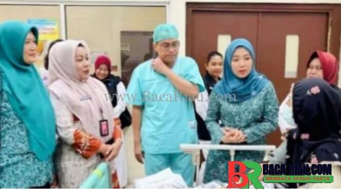 
					Ketua TP PKK Inhu Meninjau Langsung Pelayanan RSUD Indrasari Rengat 