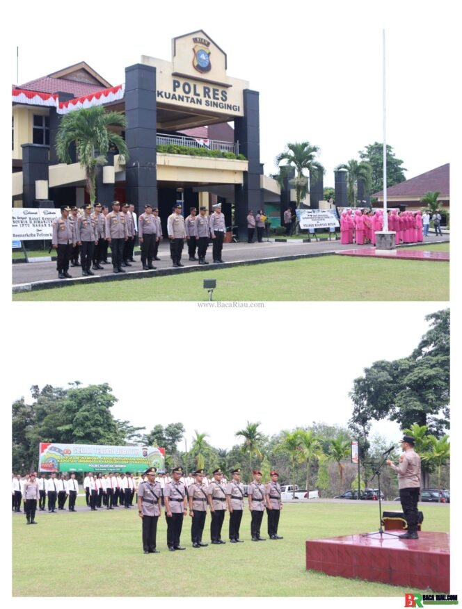 
					Kapolres Kuansing Pimpin Sertijab Kasat Res Narkoba dan Sejumlah Kapolsek, Tegaskan Integritas dan Pengabdian
