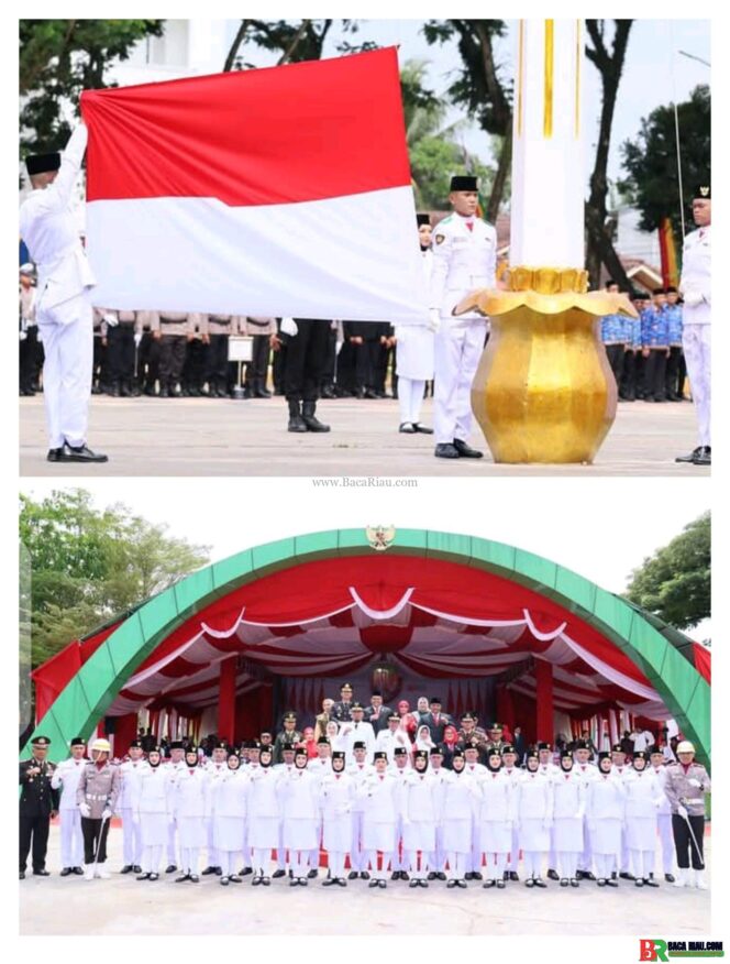 
					Peserta Upacara HUT RI ke 80 Membeludak,Bupati Inhu Ade Agus Hartanto Terkesima 