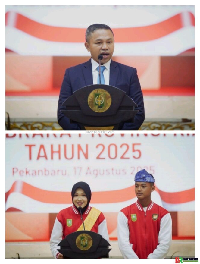 
					Syifa dan Fadli Terharu Jadi Paskibraka Riau, Gubri Abdul Wahid Beri Motivasi