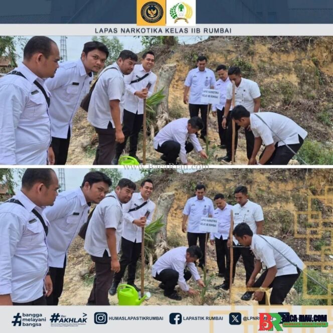 
					Lapas Narkotika Rumbai Ikuti Penanaman 360 Ribu Bibit Kelapa Serentak se-Indonesia