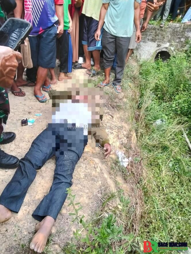 
					Mayat Laki-Laki Ditemukan di Parit Jalan Poros, Indrapuri Tapung